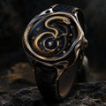 Luxury Snake Design Men’s Watch – Premium Black & Gold Style
